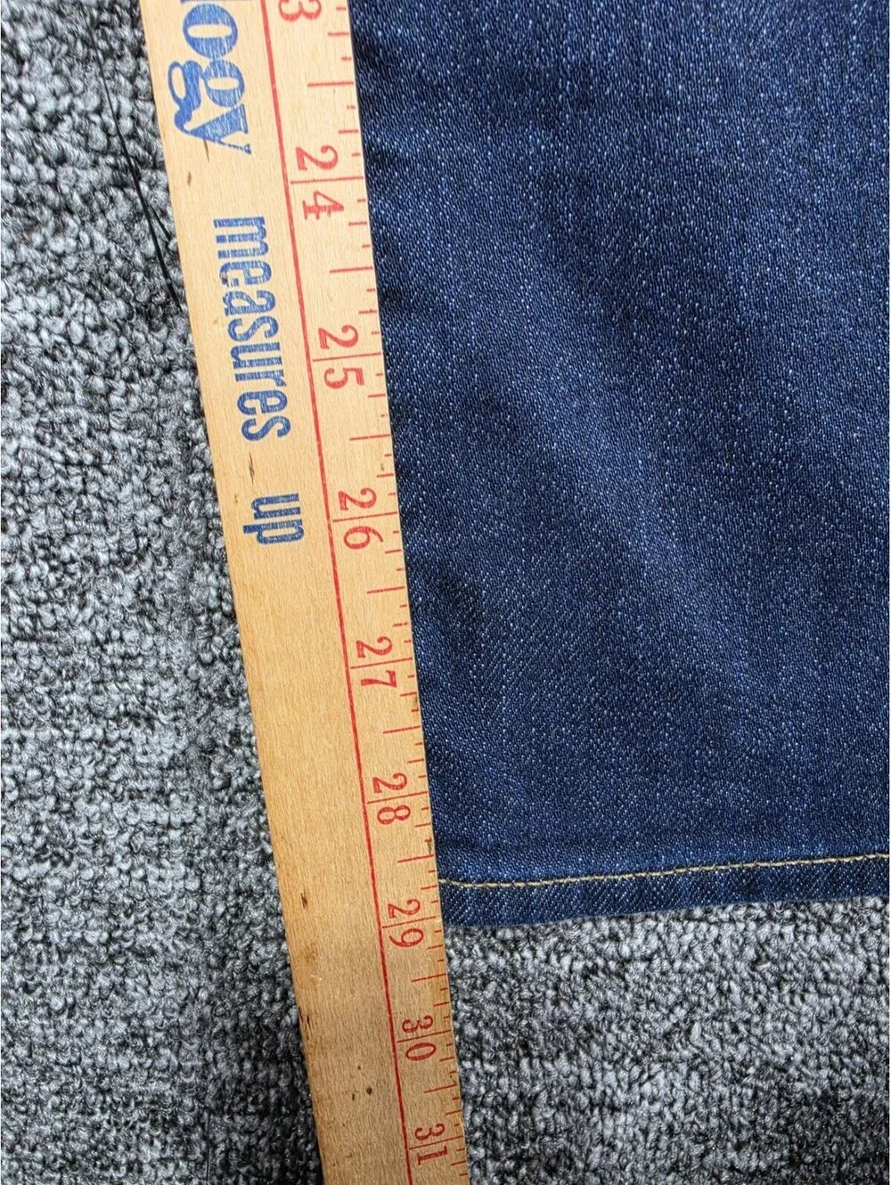 J.CREW Women's Slim Fit High Rise Wide-Leg Dark Wash Stretch Blue Jeans 4-Pkt - Picture 3 of 11